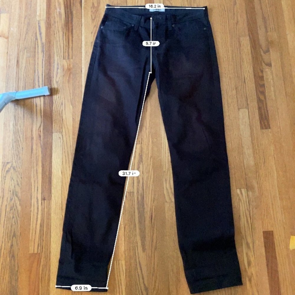 Naked and Famous Weird Guy Selvedge Chino in Black